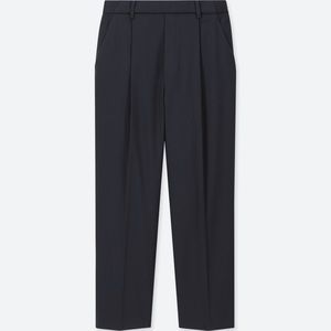 Uniqlo Ankle length tucked work pants size 26-27